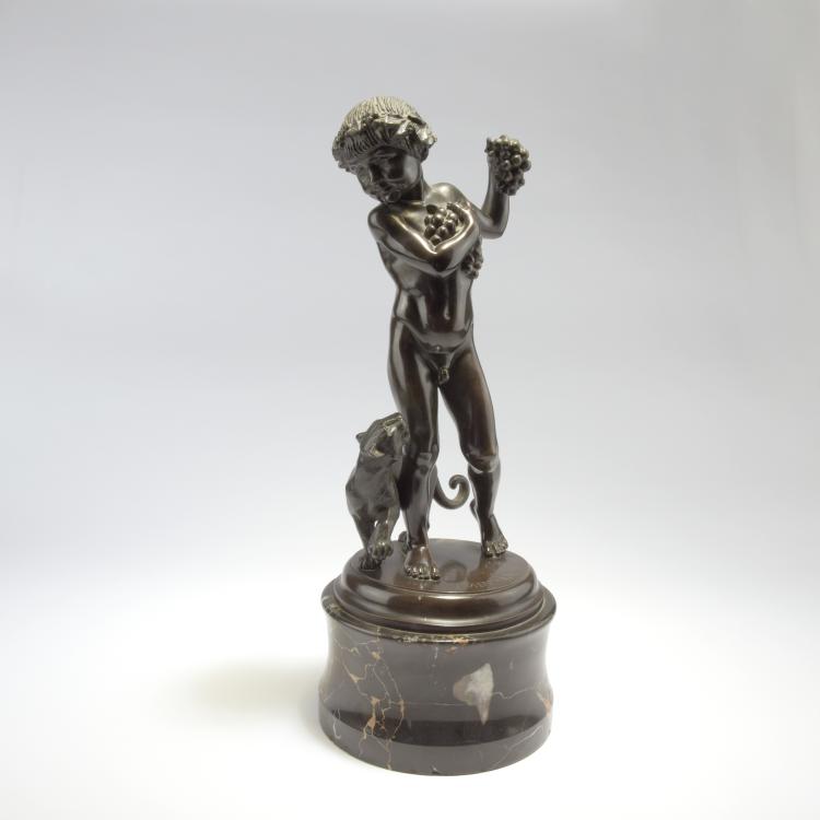 Bild 1 zu Objekt, Traubenputto mit Panther, um 1915, Ludwig Vierthaler, 135 379