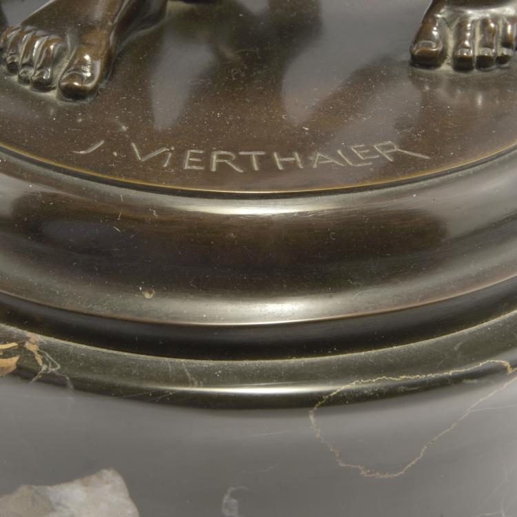 Bild 3 zu Objekt, Traubenputto mit Panther, um 1915, Ludwig Vierthaler, 135 379