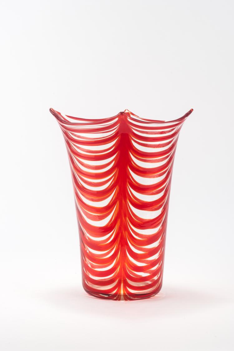 Bild 1 zu Objekt, 'Calla' vase, 1948, Tyra Lundgren, Venini & C., Murano, 134C 571