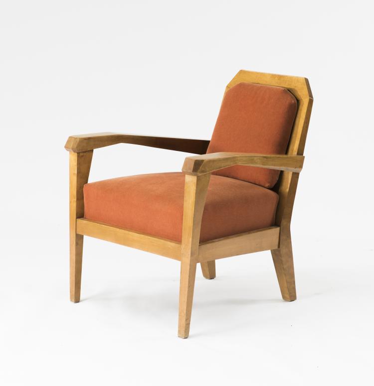 Bild 2 zu Objekt, Anthroposophic armchair, 1930s, Felix Kayser, Schiller-M&ouml;bel Stuttgart-Degerloch (zugeschrieben), 134B 503