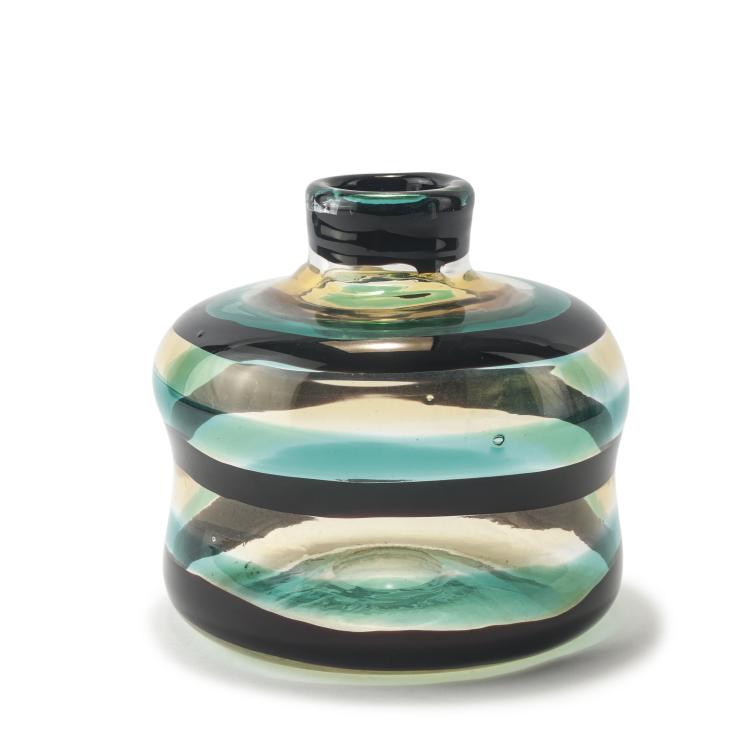 Hauptbild zu Objekt, Tischleuchte 'A fasce di colore', 1953, Fulvio Bianconi, Venini & C., Murano, 134C 587