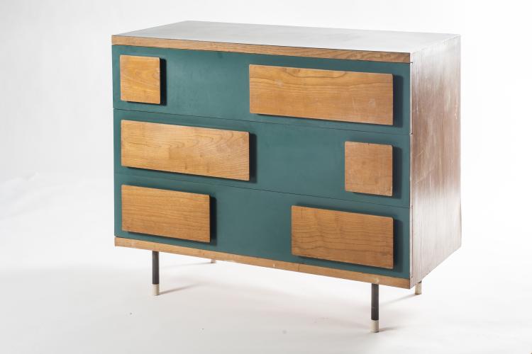 Hauptbild zu Objekt, Kommode aus dem Hotel Parco dei Principi, um 1964, Gio Ponti, Cassina, Mailand, 134A 149