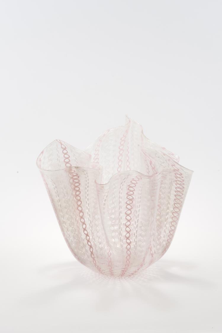 Bild 1 zu Objekt, 'Fazzoletto zanfirico' vase, 1949/50, Fulvio Bianconi, Venini & C., Murano, 134C 570