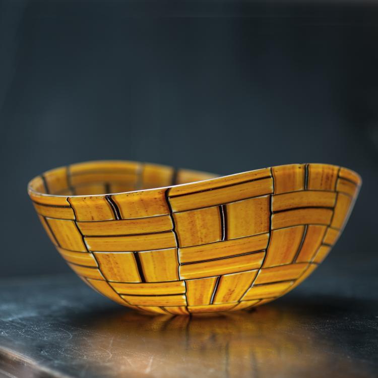 Hauptbild zu Objekt, Schale 'Tessere ambra', 1957, Ercole Barovier, Barovier & Toso, Murano, 134C 655