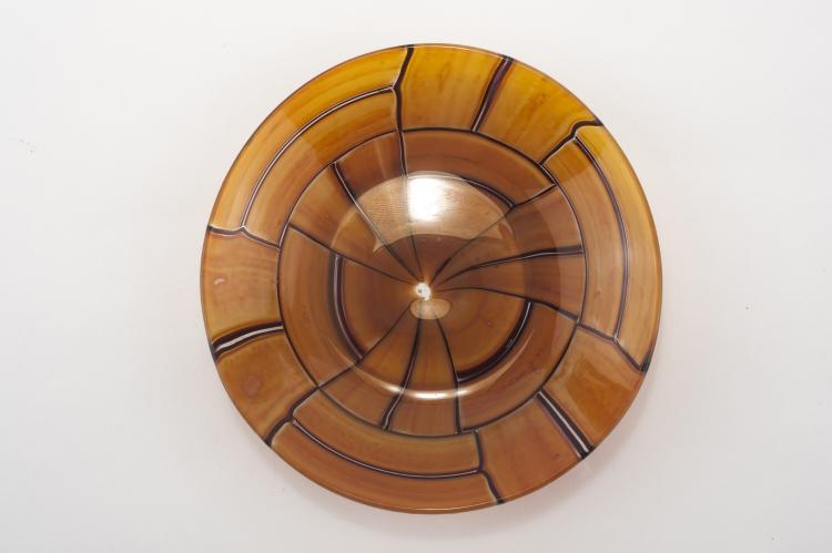Bild 1 zu Objekt, Teller 'Tessere ambra', 1957, Ercole Barovier, Barovier & Toso, Murano, 134C 657