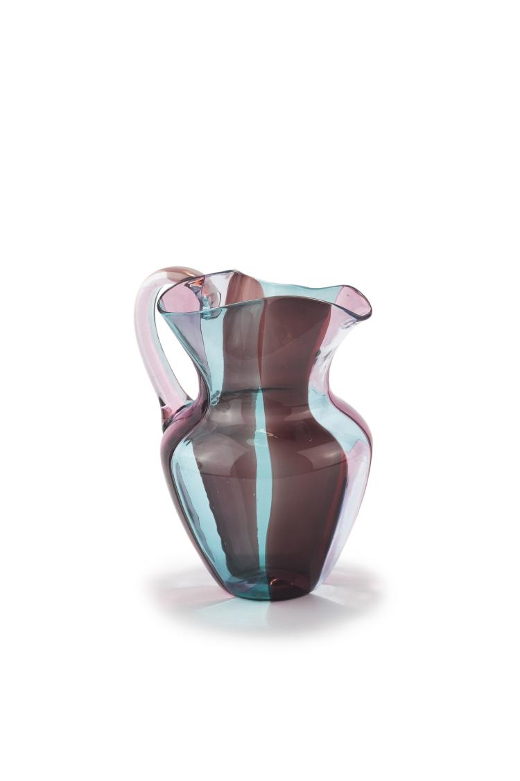 Hauptbild zu Objekt, 'Spicchi' jug, c1954-57, Fulvio Bianconi, Venini & C., Murano, 134C 589
