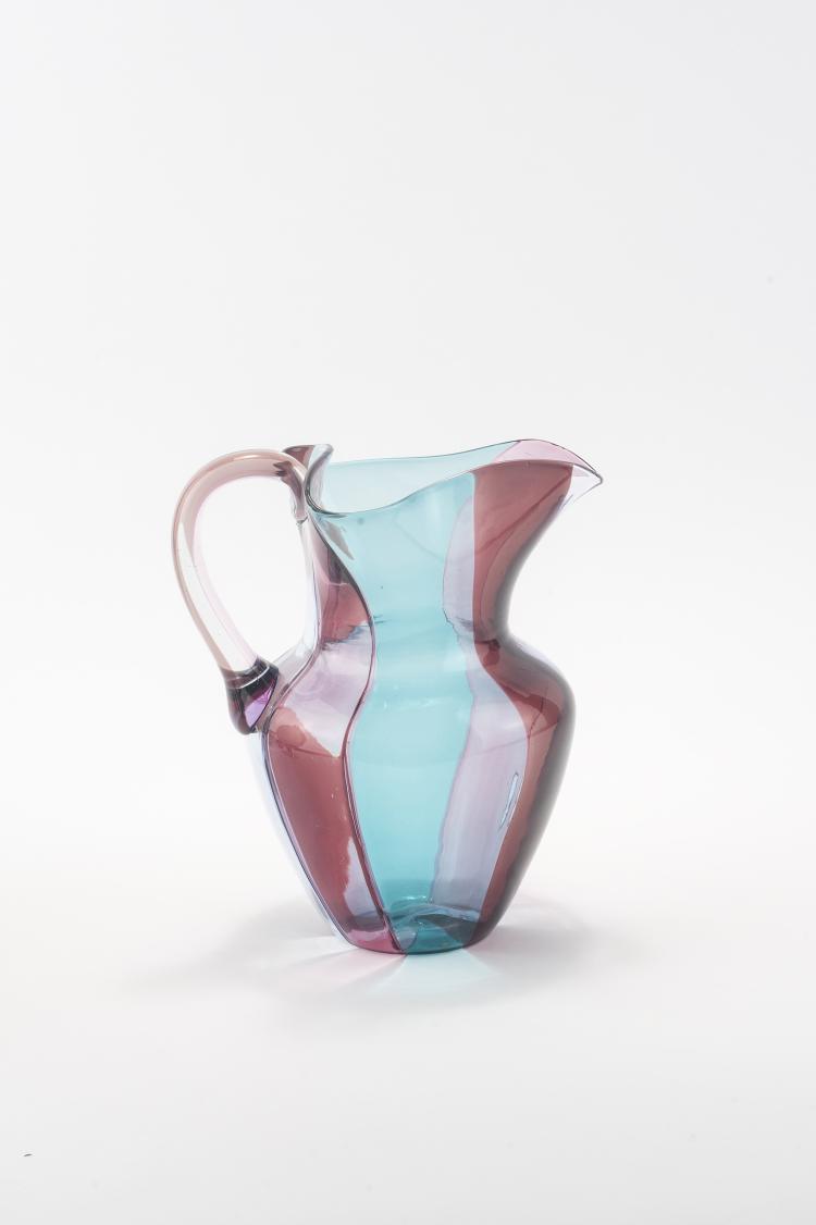Bild 1 zu Objekt, 'Spicchi' jug, c1954-57, Fulvio Bianconi, Venini & C., Murano, 134C 589