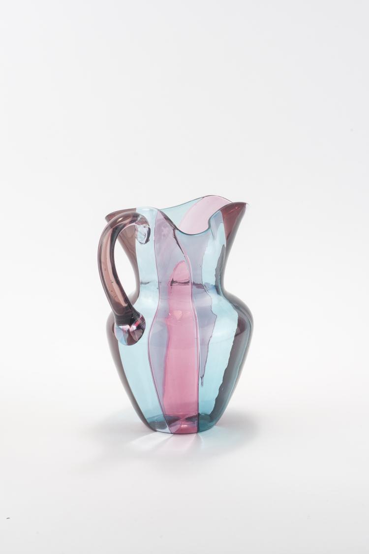 Bild 2 zu Objekt, 'Spicchi' jug, c1954-57, Fulvio Bianconi, Venini & C., Murano, 134C 589