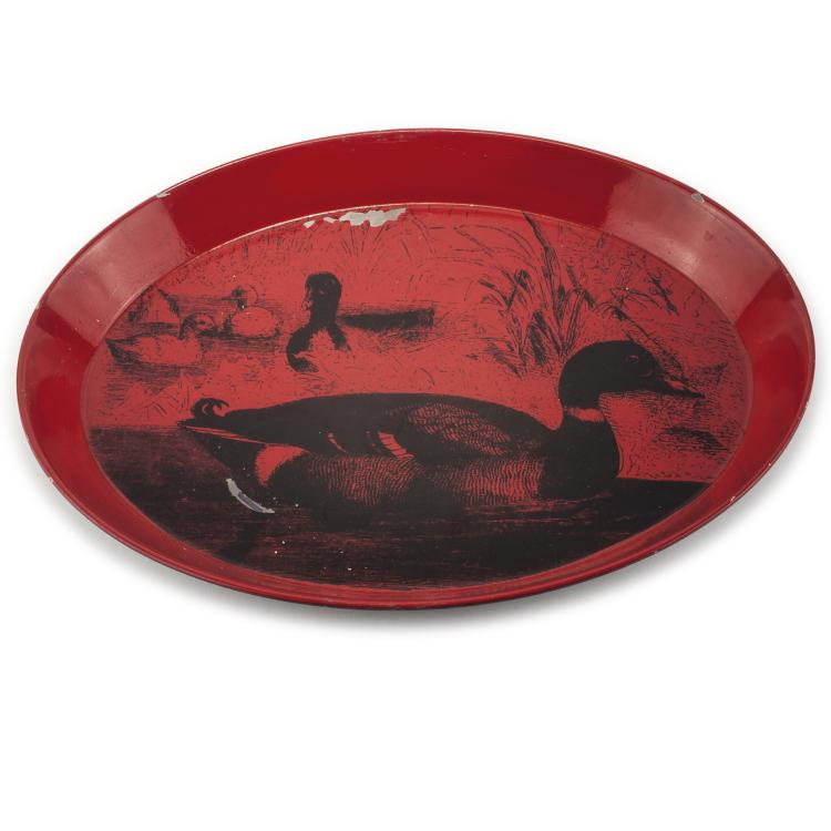 Hauptbild zu Objekt, Tablett 'Anitra', 1960er Jahre, Piero Fornasetti, Fornasetti, Mailand, 134A 222