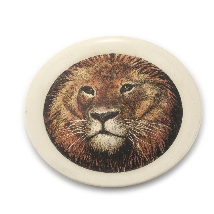 Hauptbild zu Objekt, 'Leone' tray, 1960s, Piero Fornasetti, Fornasetti, Mailand, 134A 219
