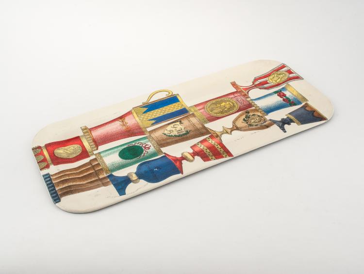 Bild 1 zu Objekt, Tablett 'Bicchieri di Boemia', 1950er Jahre, Piero Fornasetti, Fornasetti, Mailand, 134A 204
