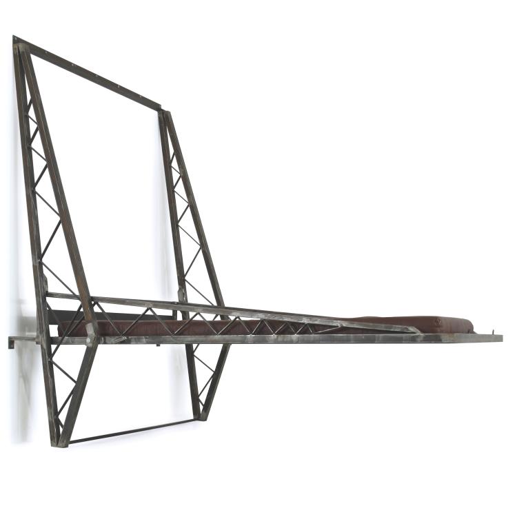 Hauptbild zu Objekt, Fold-away double bed, 1987, Wolfgang Laubersheimer, Pentagon, K&ouml;ln, 136A 198