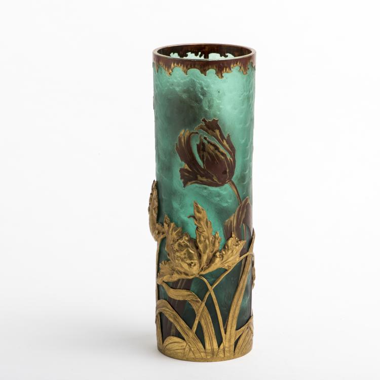 Bild 1 zu Objekt, Vase 'Tulipes perroquet', um 1900, Victor, Paris Saglier, Legras & Cie., Saint-Denis, 135 196