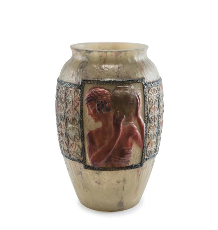 Hauptbild zu Objekt, Tall 'Libations' vase, 1924, Gabriel Argy-Rousseau, Argy-Rousseau, Gabriel, Paris, 135 1