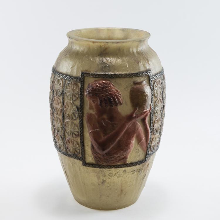 Bild 3 zu Objekt, Tall 'Libations' vase, 1924, Gabriel Argy-Rousseau, Argy-Rousseau, Gabriel, Paris, 135 1