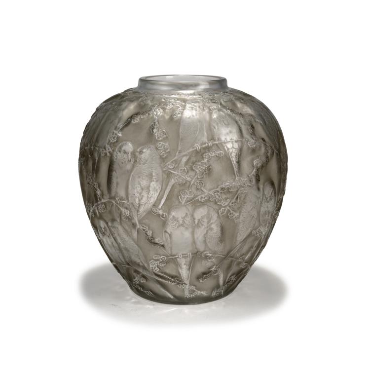 Hauptbild zu Objekt, Vase 'Perruches', 1919, Lalique, Ren&eacute;, Wingen-sur-Moder, 135 172