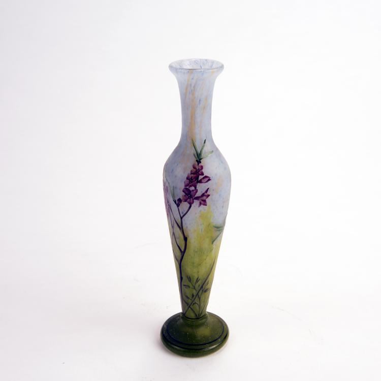 Bild 1 zu Objekt, Vase 'Bois gentil', 1906, Daum Fr&egrave;res, Nancy, 135 45