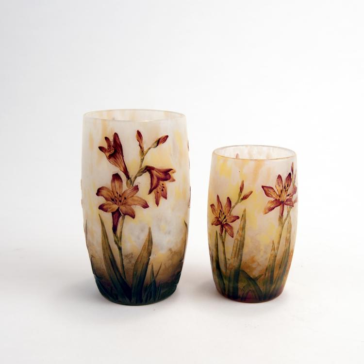 Bild 3 zu Objekt, 'Montbretia roses' vase, 1902-10, Henri Berg&eacute;, Daum Fr&egrave;res, Nancy, 135 59