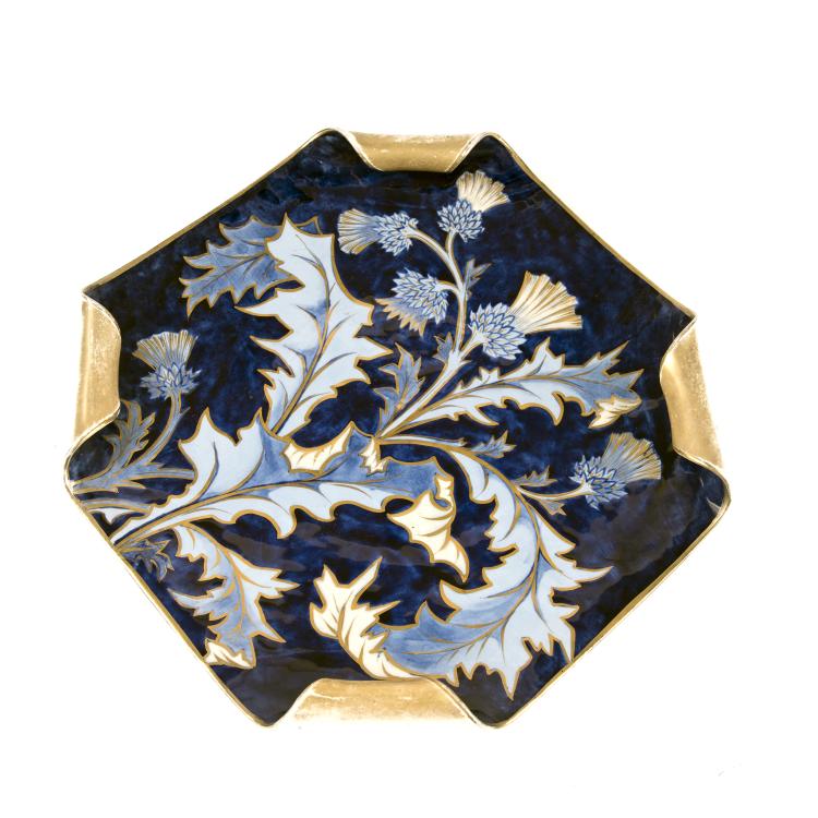 Bild 1 zu Objekt, 'Chardons' plate, 1920s, Lothringen, 135 569