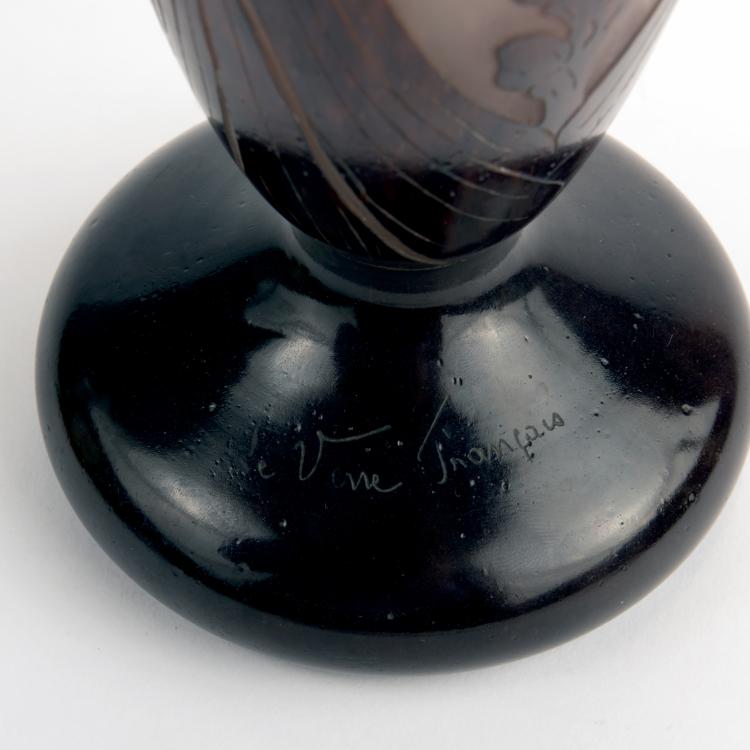 Bild 2 zu Objekt, 'Digitales' vase, 1924-27, Schneider, Epinay-sur-Seine, 135 230