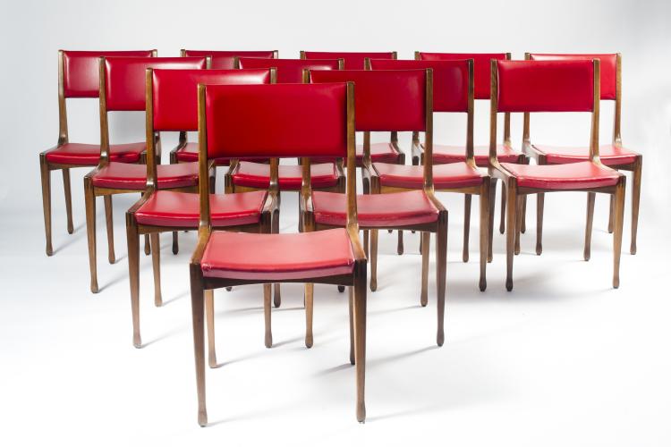 Bild 1 zu Objekt, Twelve '693' chairs, 1950s , Carlo De Carli, Cassina, Mailand, 134A 61