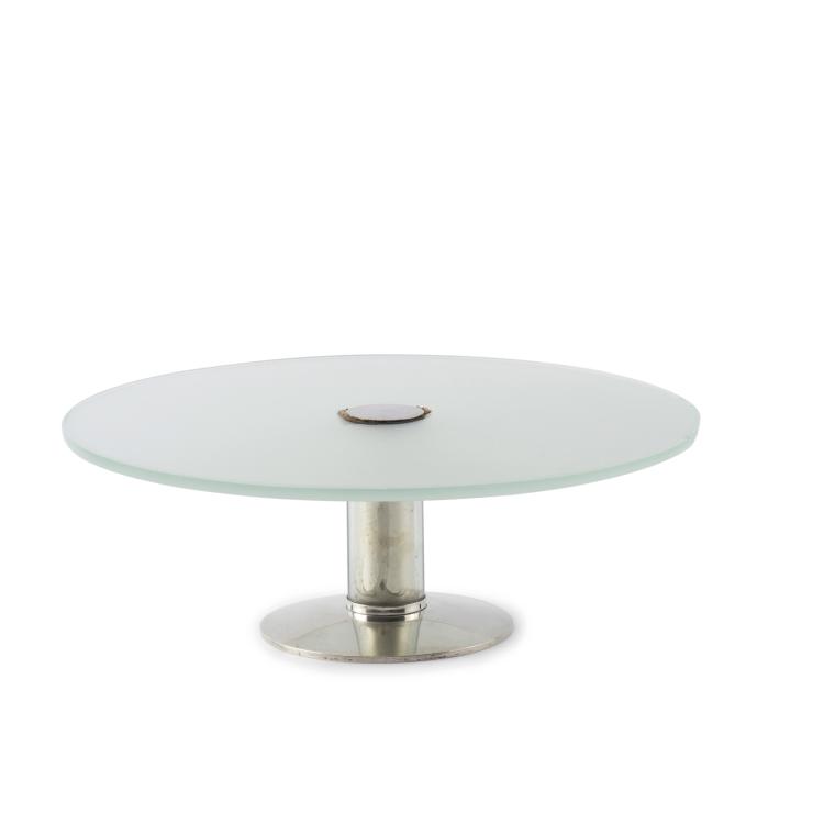 Hauptbild zu Objekt, Cake plate, 1927, Karl M&uuml;ller, Giebichenstein, Burg, 136A 35