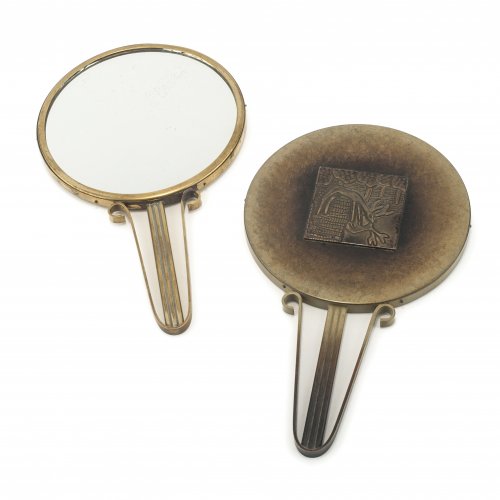 Two hand mirrors, 1930s