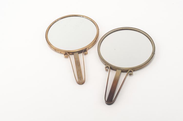 Bild 2 zu Objekt, Two hand mirrors, 1930s, Carl Einar Borgstr&ouml;m, Ystad Metall, Ystad, 134B 310
