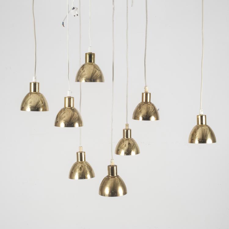 Bild 1 zu Objekt, Acht Deckenleuchten 'F&ouml;nsterlampa', um 1960, Hans-Agne Jakobsson, Jakobsson, Hans-Agne, Markaryd, 134B 454