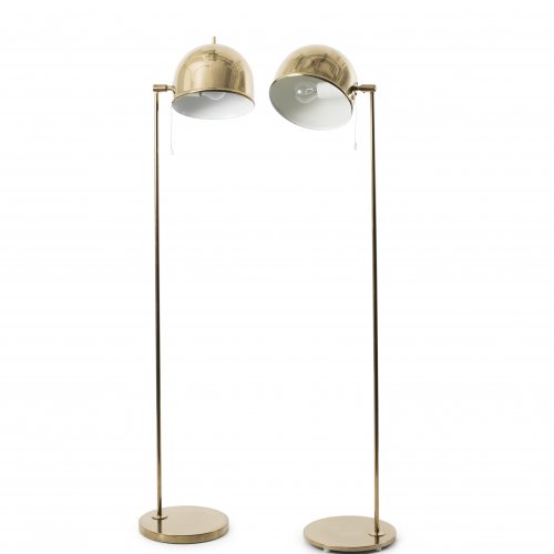 Two 'G 075' floor lamps, c1970