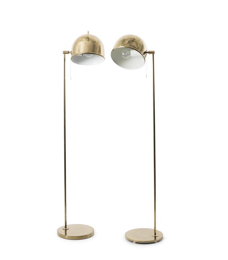 Hauptbild zu Objekt, Two 'G 075' floor lamps, c1970, Bergboms, Malm&ouml;, 134B 482
