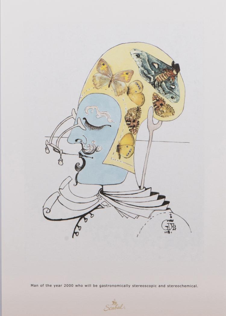 Bild 2 zu Objekt, 'A maximum of 4 cravates worn by anaemic nympholeptic high school kids of the future', 1971, Salvador Dal&iacute;, 'A maximum of 4 cravates worn by anaemic nympholeptic high scholl kids of the future', 1971, 136B 52