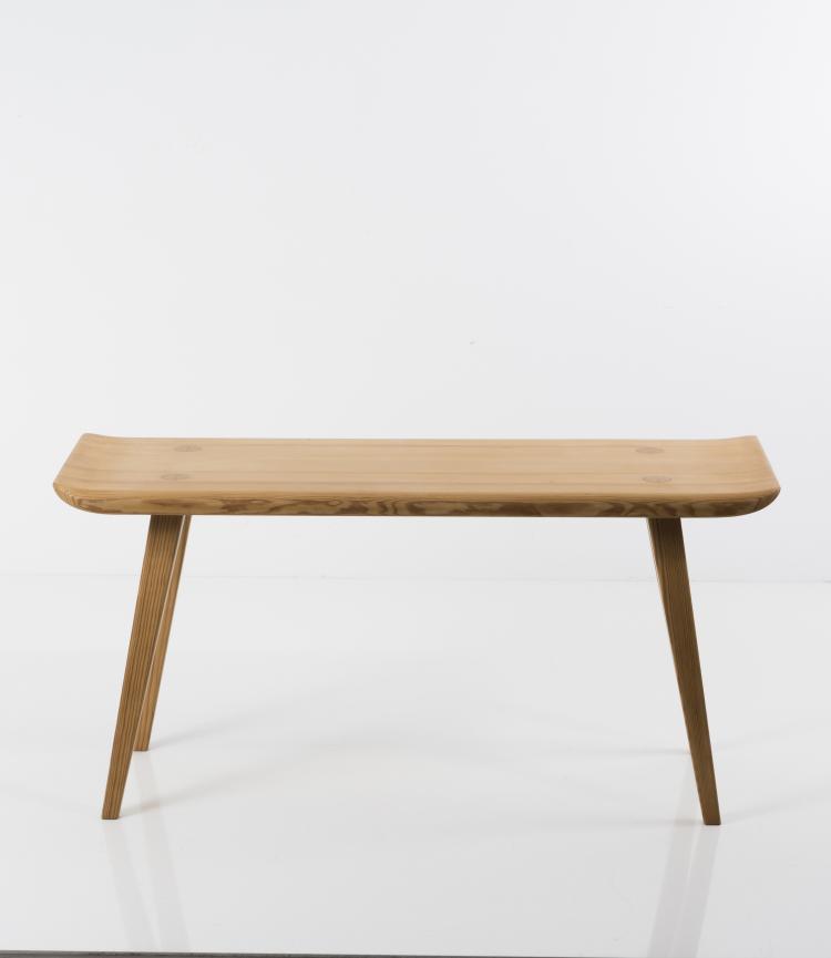Bild 1 zu Objekt, 'Vising&ouml;' bench, 1953, Carl Malmsten, Karl Andersson & S&ouml;ner, HuskvarnaSvenskt Fur, Schweden, 134B 348