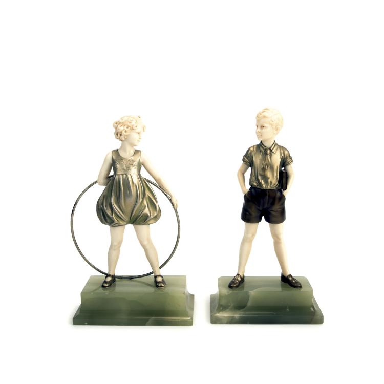 Hauptbild zu Objekt, 'Hoop Girl' and 'Sonny Boy', c1925, Ferdinand Preiss, 135 371