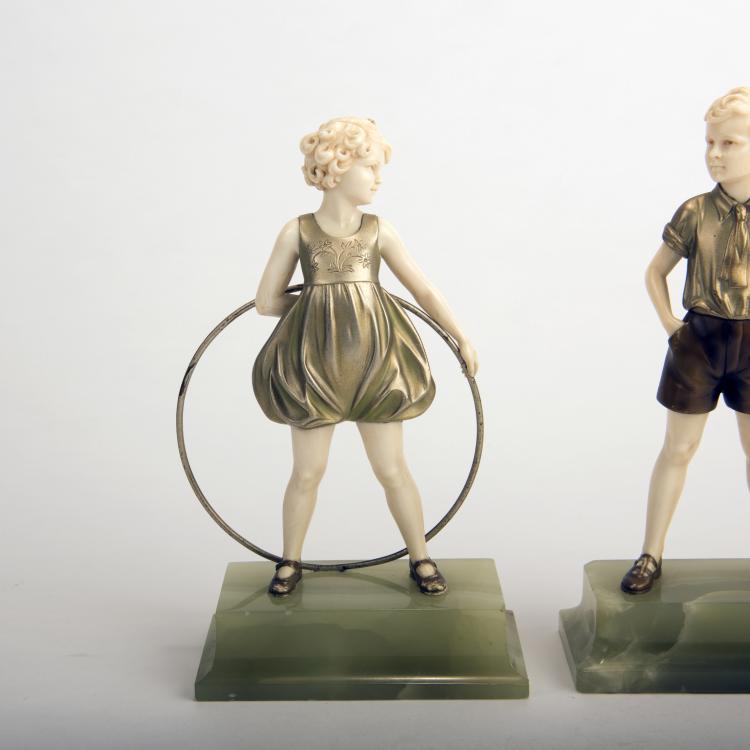 Bild 2 zu Objekt, 'Hoop Girl' and 'Sonny Boy', c1925, Ferdinand Preiss, 135 371