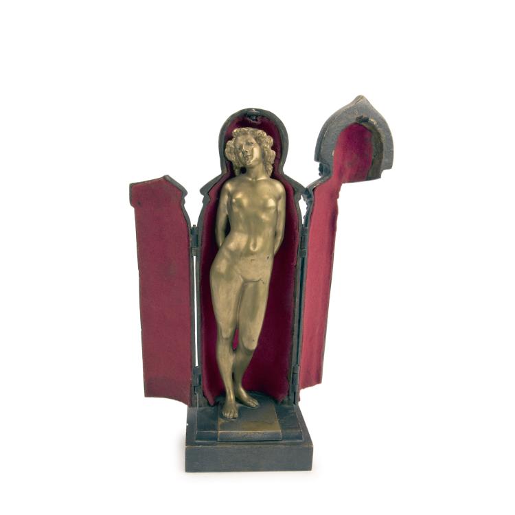 Hauptbild zu Objekt, Nuremberg 'Iron Maiden' with hidden erotica, 1920s, Carl Kauba, 135 349