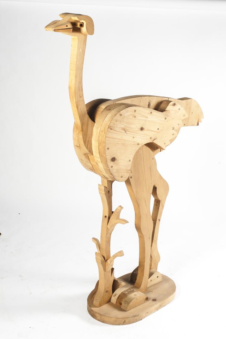 Bild 2 zu Objekt, 'Ostrich', 1970s, Giorgio Rastelli, Lo Zoo di Legno, Montefiascone, 134A 192