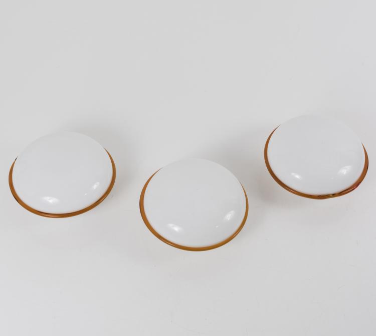 Bild 1 zu Objekt, Three brackets / ceiling lights, c1968, Vetreria Vistosi, Murano, 134A 165
