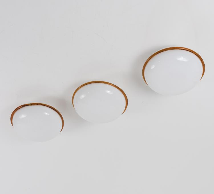 Bild 2 zu Objekt, Three brackets / ceiling lights, c1968, Vetreria Vistosi, Murano, 134A 165