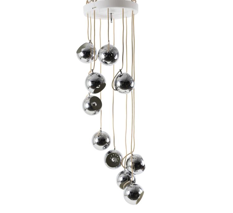 Hauptbild zu Objekt, Ceiling light, c1965, Mailand Harvey Guzzini, Harvey Guzzini, Mailand, 134A 156