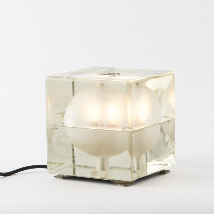 Bild 2 zu Objekt, 'Cubosfera' table light, 1968, Alessandro Mendini, Fidenza Vetraria, Italien, 136A 136