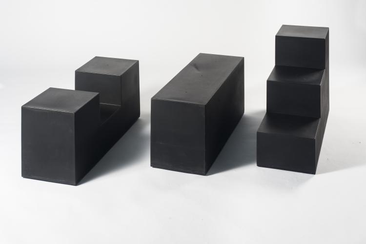 Bild 1 zu Objekt, Three 'Gli scacchi' elements, 1971, Mario Bellini, B&B Italia, Mailand, 134A 179