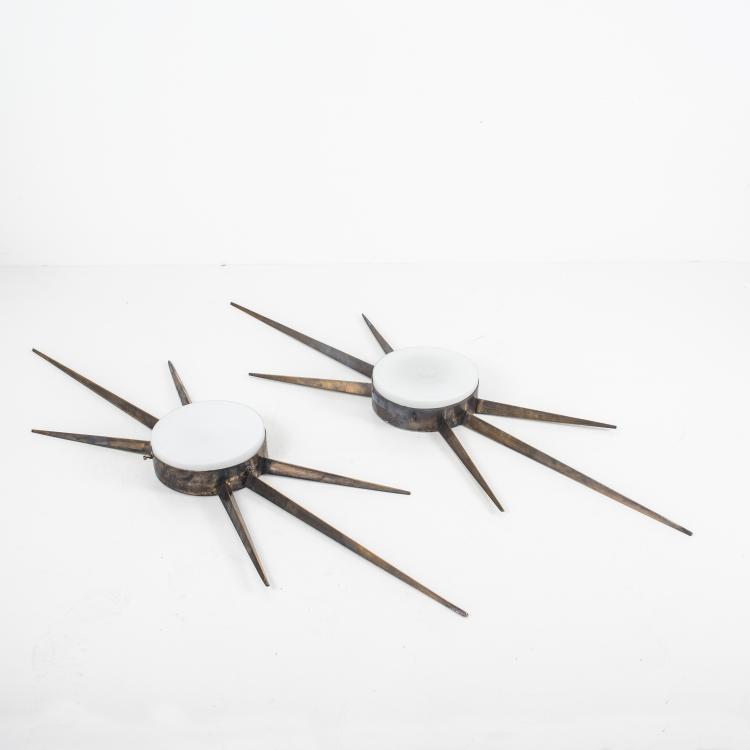 Bild 1 zu Objekt, Two ceiling lights, 1950s , Gio Ponti, Arredoluce, Monza, 134A 66