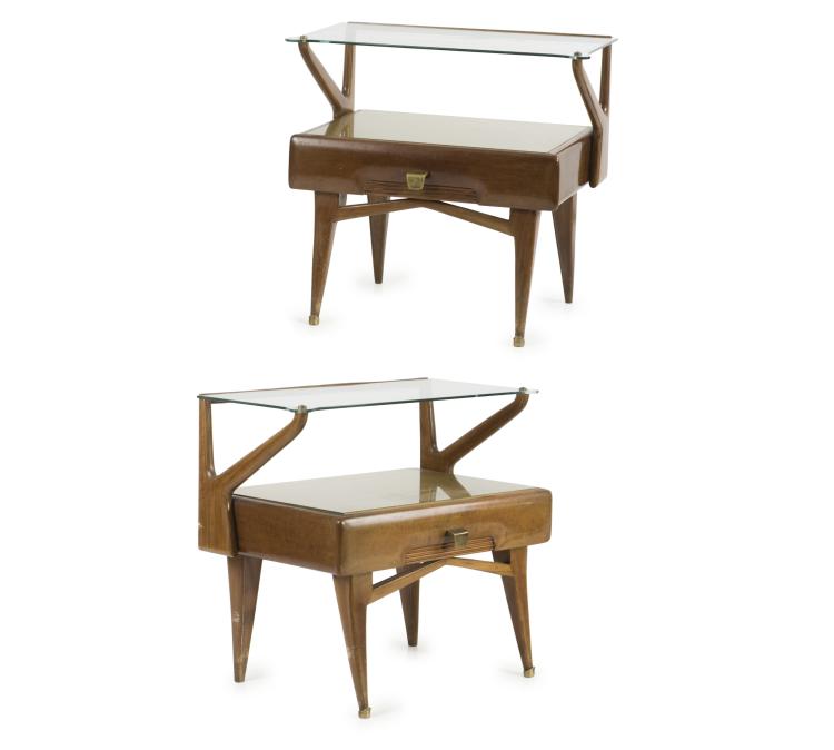 Hauptbild zu Objekt, Two night stands, 1940/50s, Italien<, 134A 9