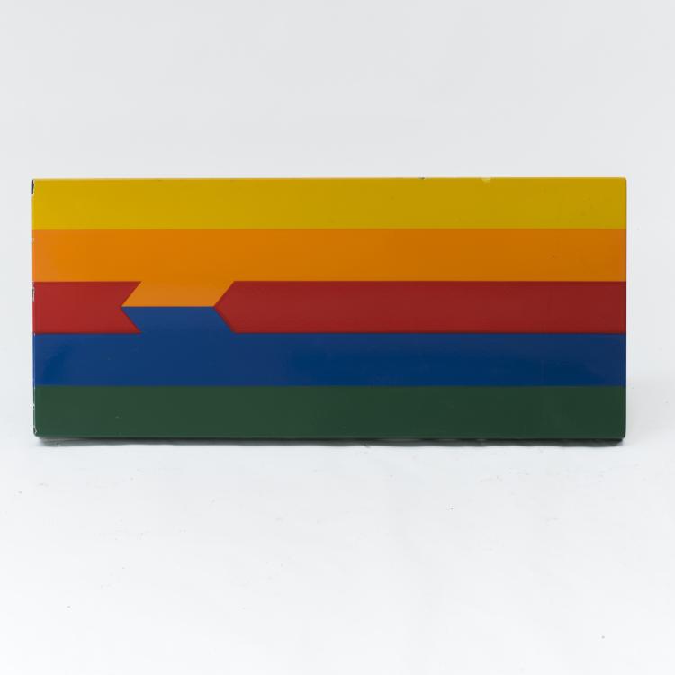 Hauptbild zu Objekt, Wegweiser 'Olympisches Dorf - M&uuml;nchen', um 1972, Otl Aicher, 134B 420