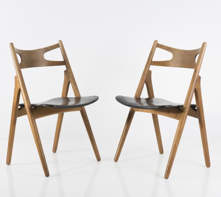 Bild 2 zu Objekt, Four 'CH-29' chairs, 1951, Hansen, Carl, & Son, Odense, 134B 330