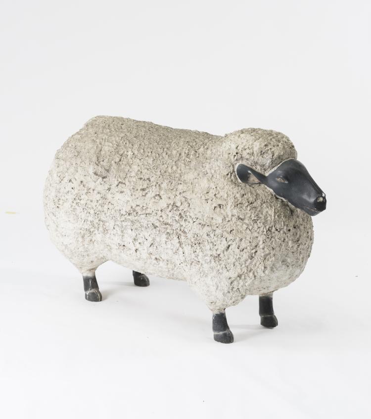 Bild 5 zu Objekt, Garden sculpture, 'Sheep', 1980s, Frankreich (zugeschrieben), 134B 533
