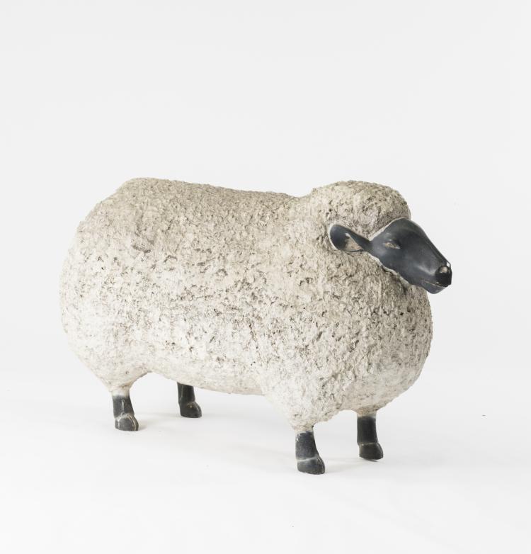 Bild 7 zu Objekt, Garden sculpture, 'Sheep', 1980s, Frankreich (zugeschrieben), 134B 533