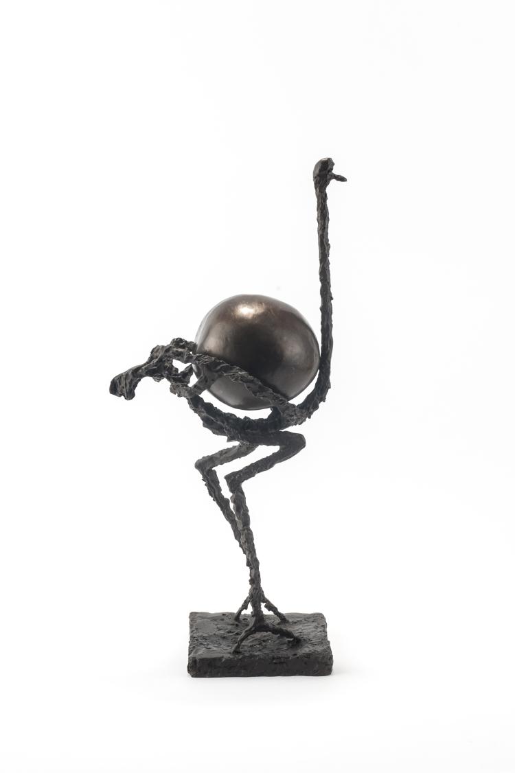 Bild 1 zu Objekt, Skulptur 'Strau&szlig;', 1970er Jahre, Italien, 134A 23