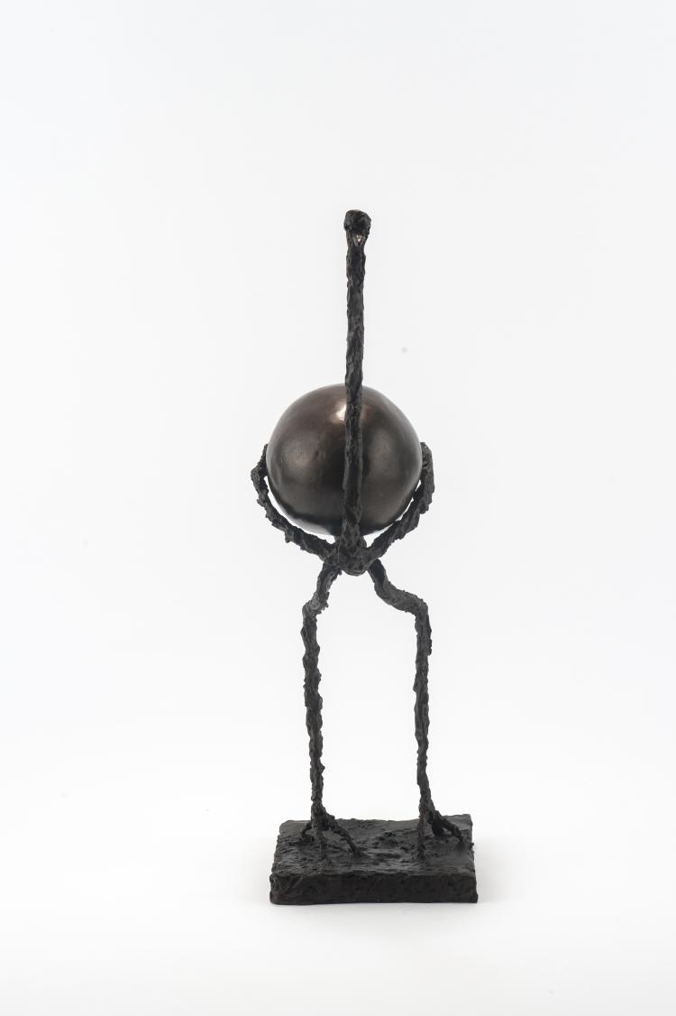 Bild 2 zu Objekt, Skulptur 'Strau&szlig;', 1970er Jahre, Italien, 134A 23